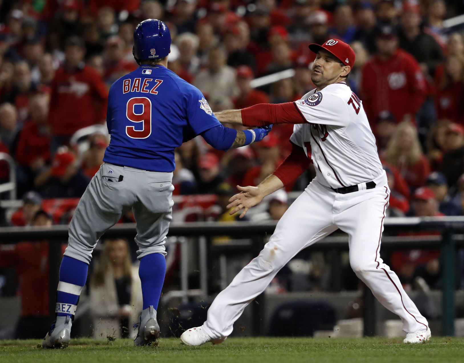 NLDS Cubs Nationals Baseball